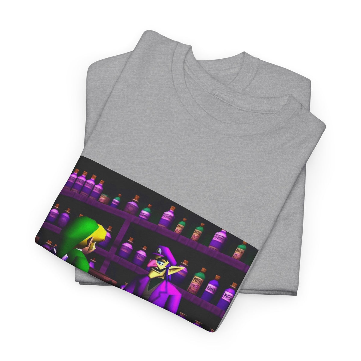 Link Gets Lean From Waluigi Tee