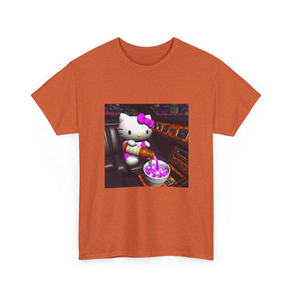 Hello Kitty Pouring Lean In Car Tee