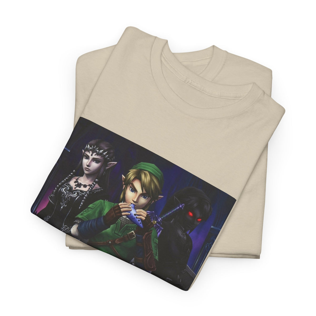 Link Playing Ocarina With Dark Companions Tee