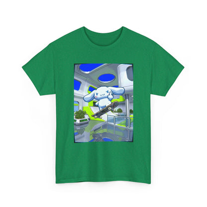 Cinnamoroll Skater Flipping Off Tee