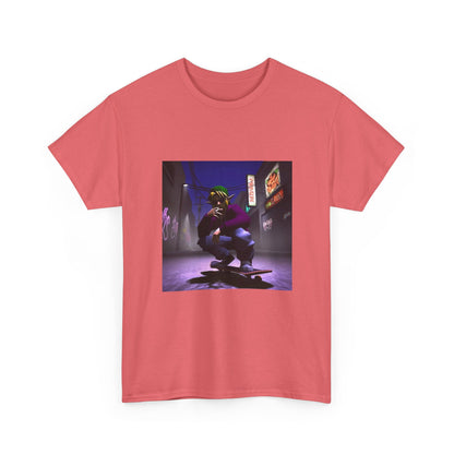 Skater Link Smoking In Neon Alley Tee (Design 8)