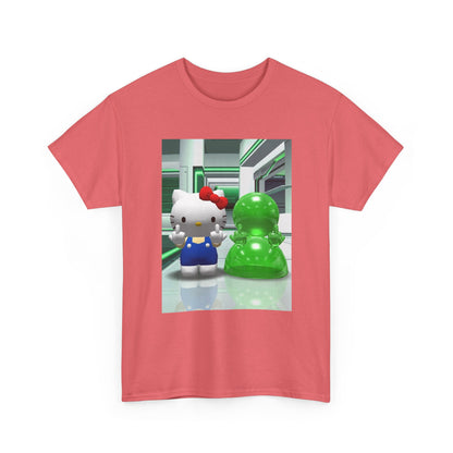 Kitty And Slime Flipping The Bird Tee