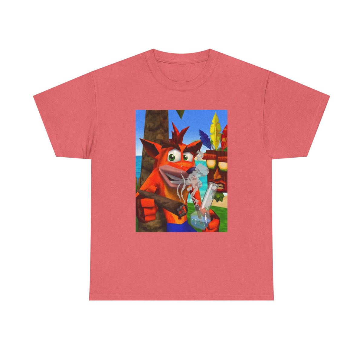 Crash Bandicoot Taking A Hit Tee