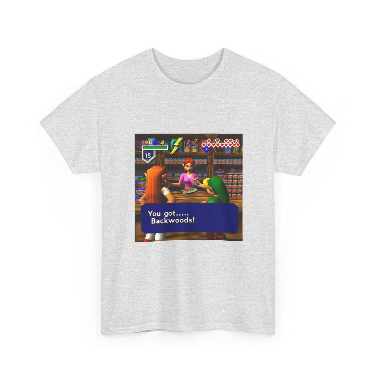 Link Buying Backwoods In Hyrule Shop Tee