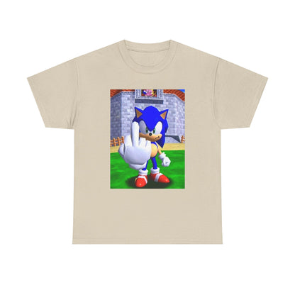Sonic Flipping Off In The Castle Grounds