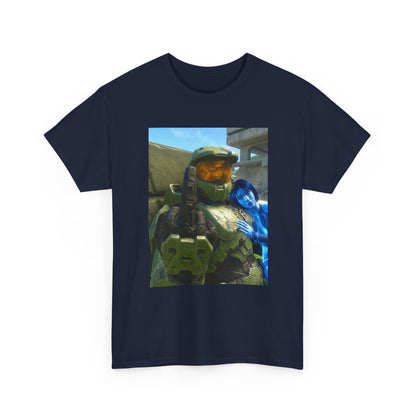 Chief & Cortana Flipping The Bird Tee