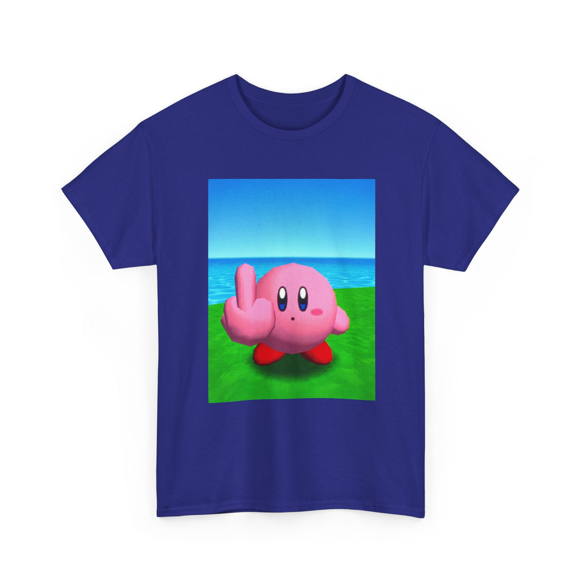 Kirby Flipping The Bird Tee (Design 5)