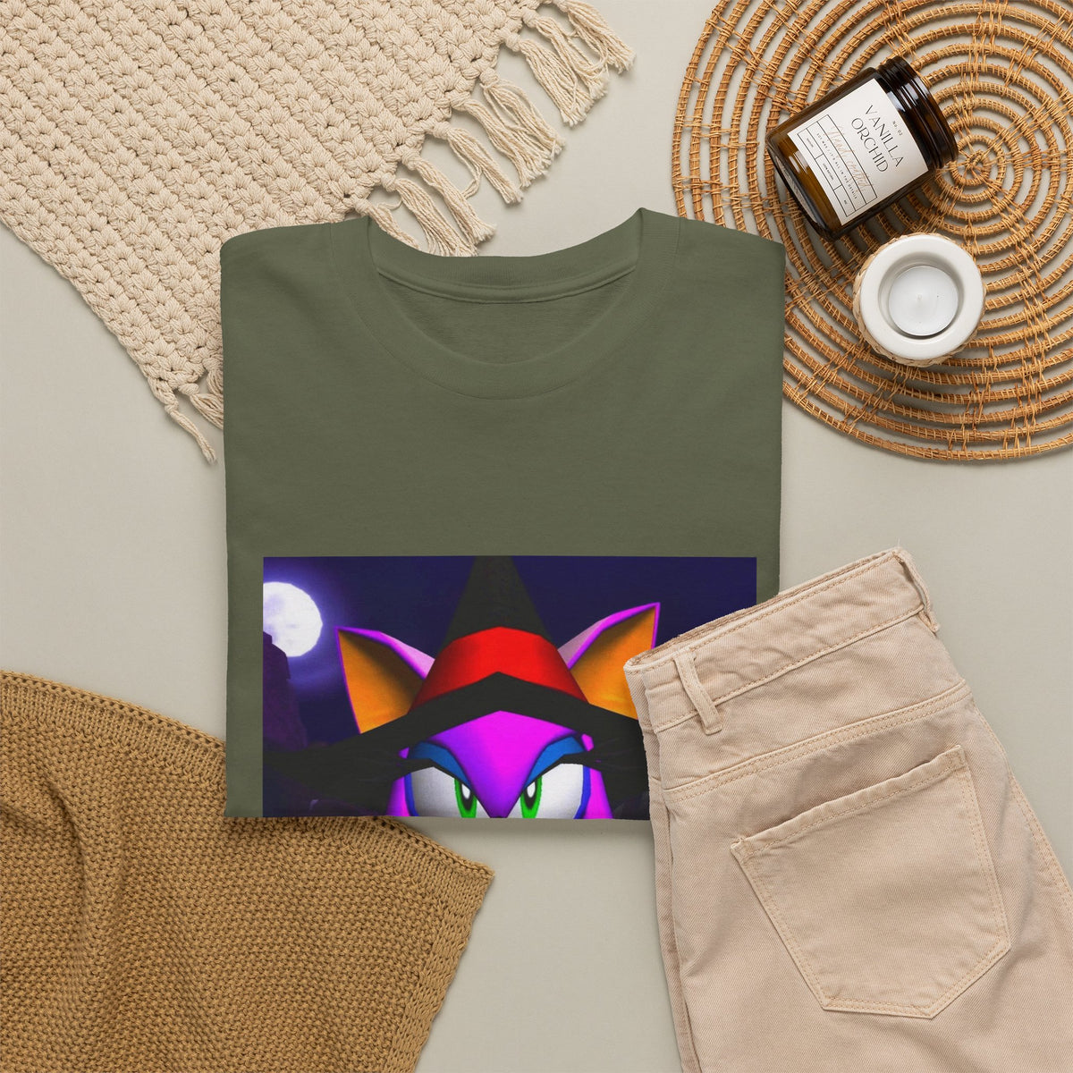 Witchy Sonic Character Giving Middle Finger