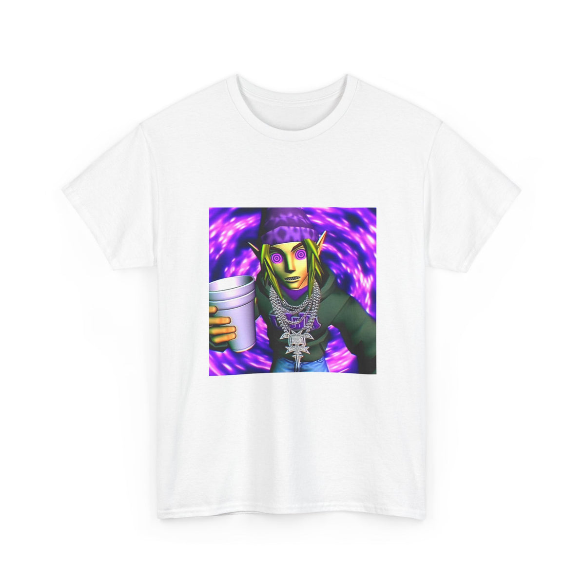 Dripped-Out Elf With Lean Cup