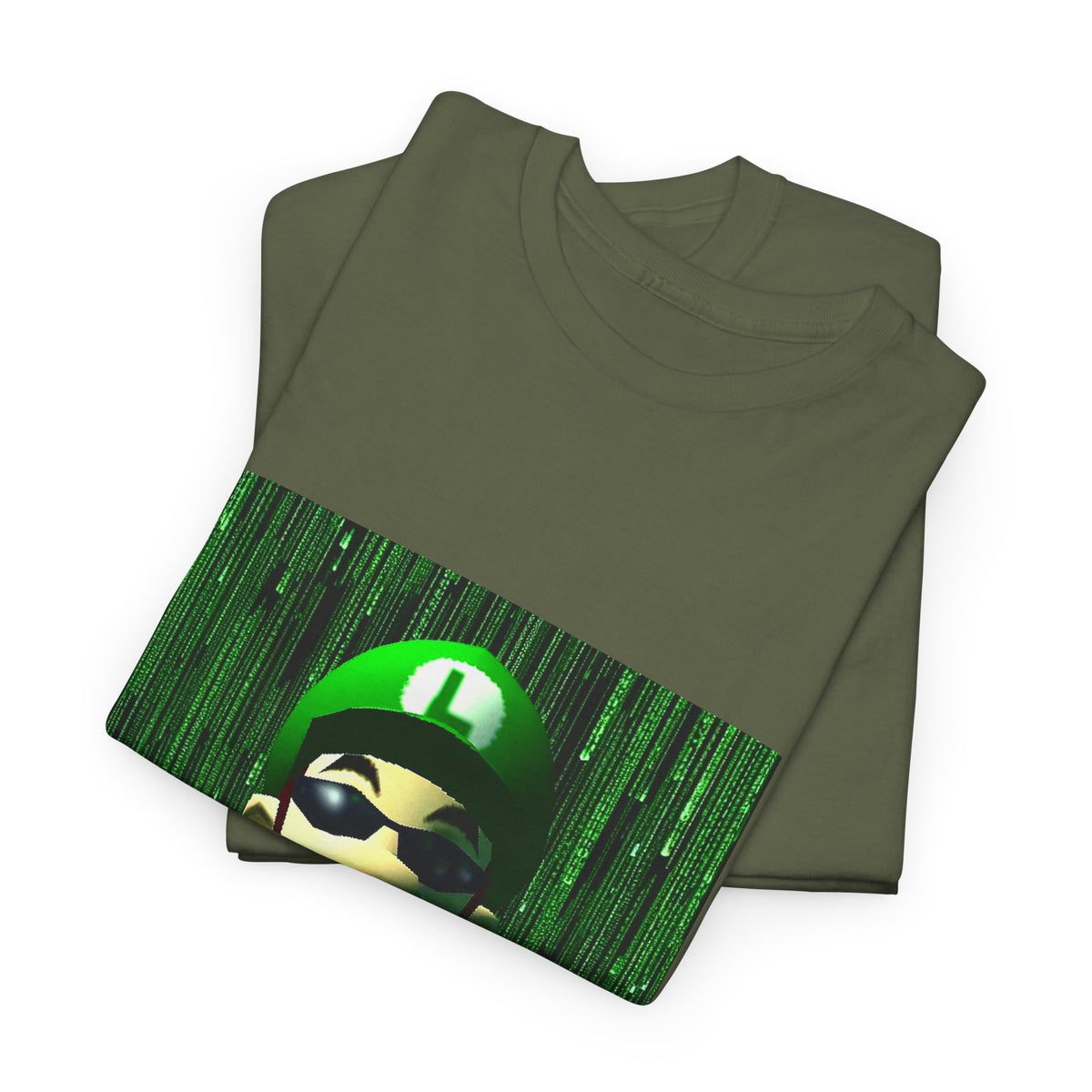 Matrix Luigi Smoking In The Glitch