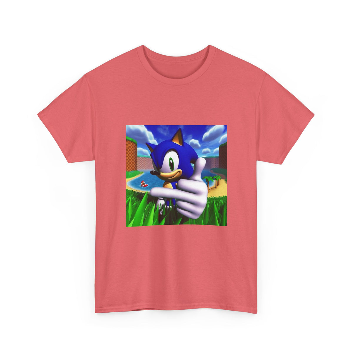 Sonic Giving Thumbs Up With Mario