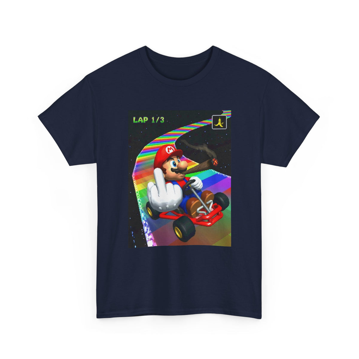 Mario Karting, Blazing, And Flipping The Bird Tee