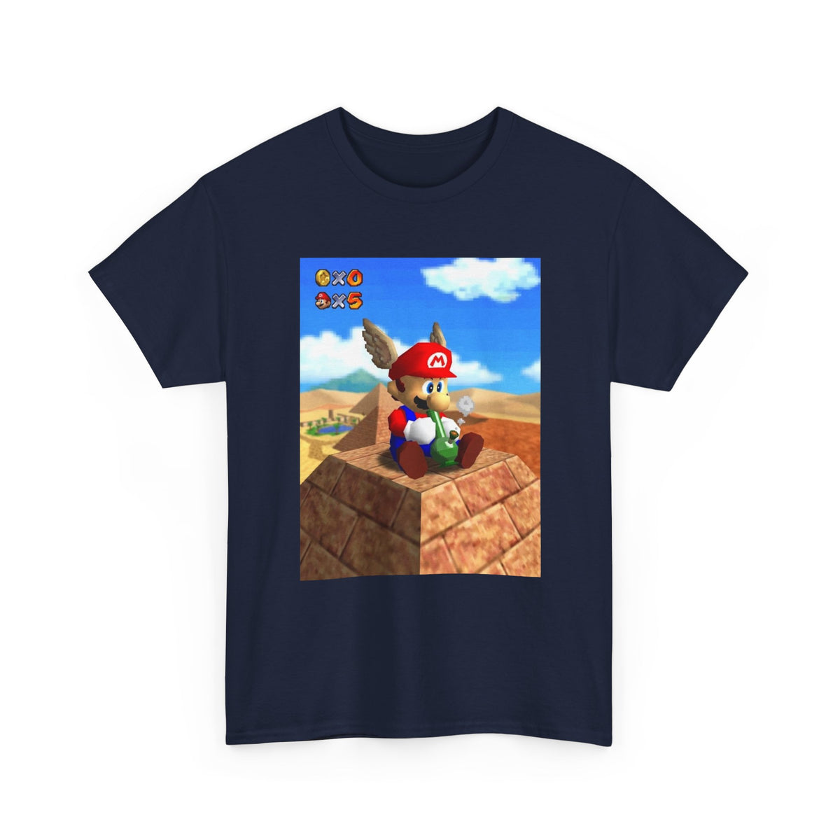 Wing Cap Mario Enjoying The Desert View Tee