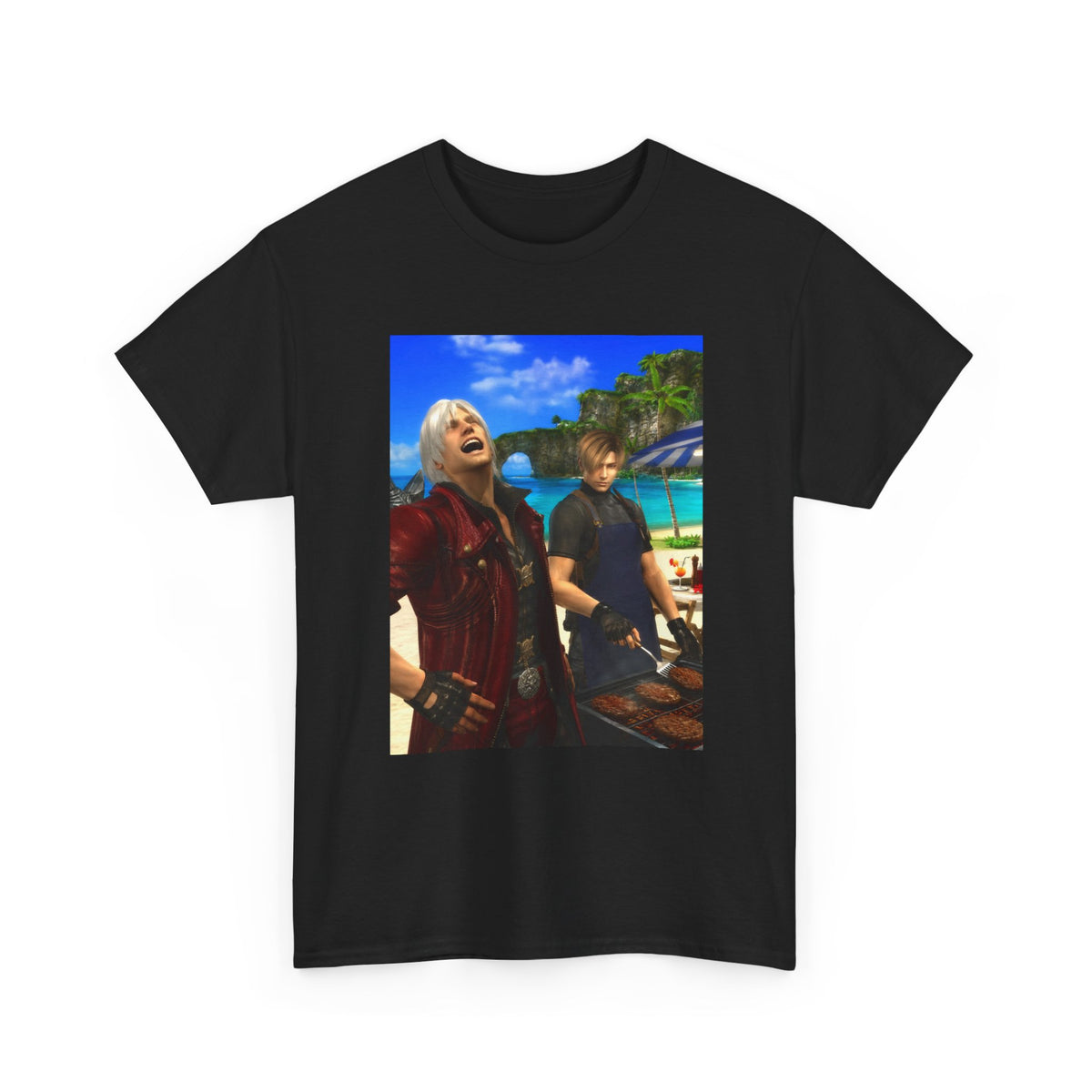 Dante And Leon Grilling On The Beach
