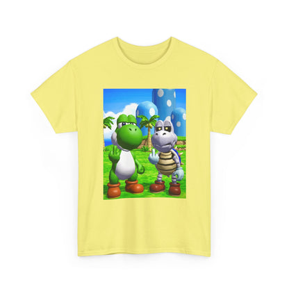 Yoshi And Dry Bones Flipping The Bird