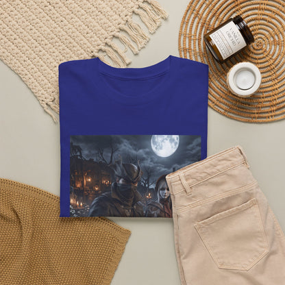 Hunters Smoking Under Moonlight