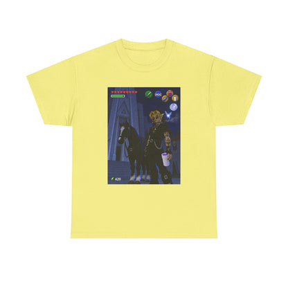 Goth Link Smoking With Epona Tee