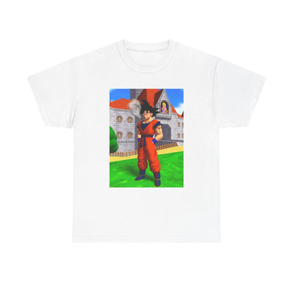 Goku Blazing Outside Peach's Castle Tee