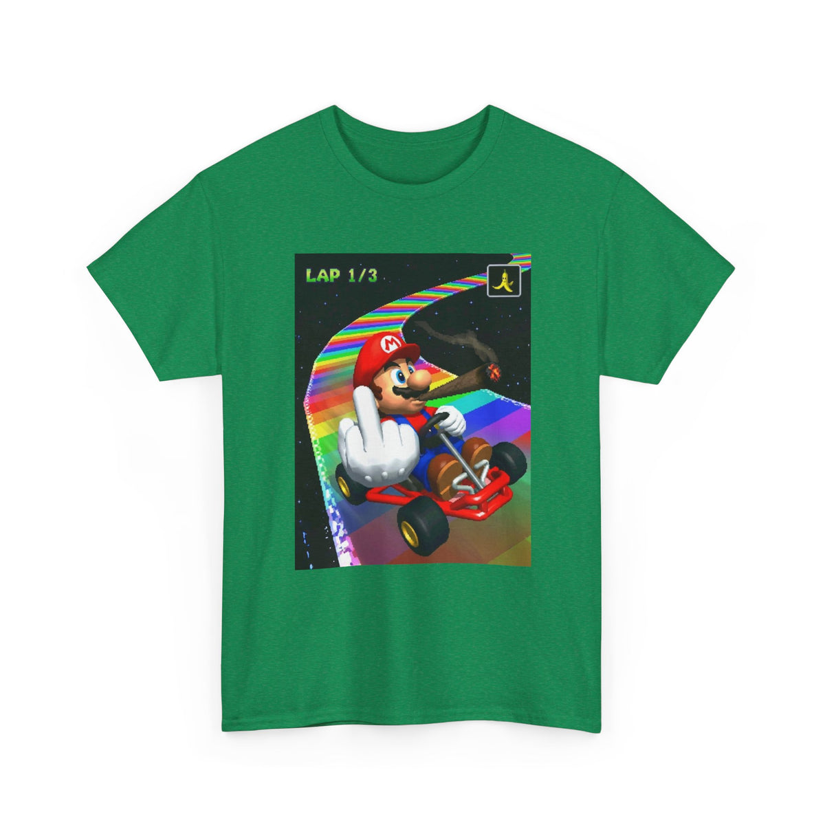 Mario Karting, Blazing, And Flipping The Bird Tee