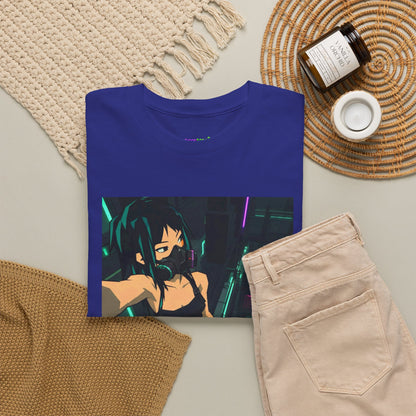 Green Horizon Blur Graphic Tee