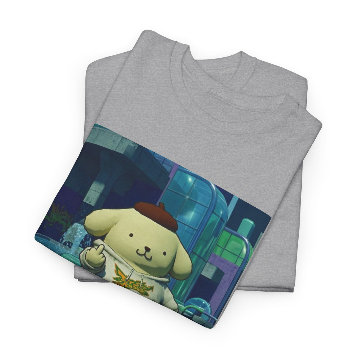 Pompompurin Skates and Flips The Bird