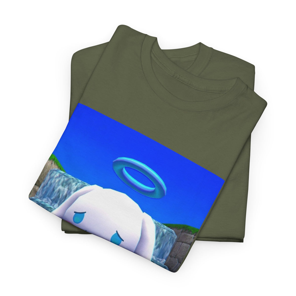 Angel Cinnamoroll Kneeling By Waterfall Tee