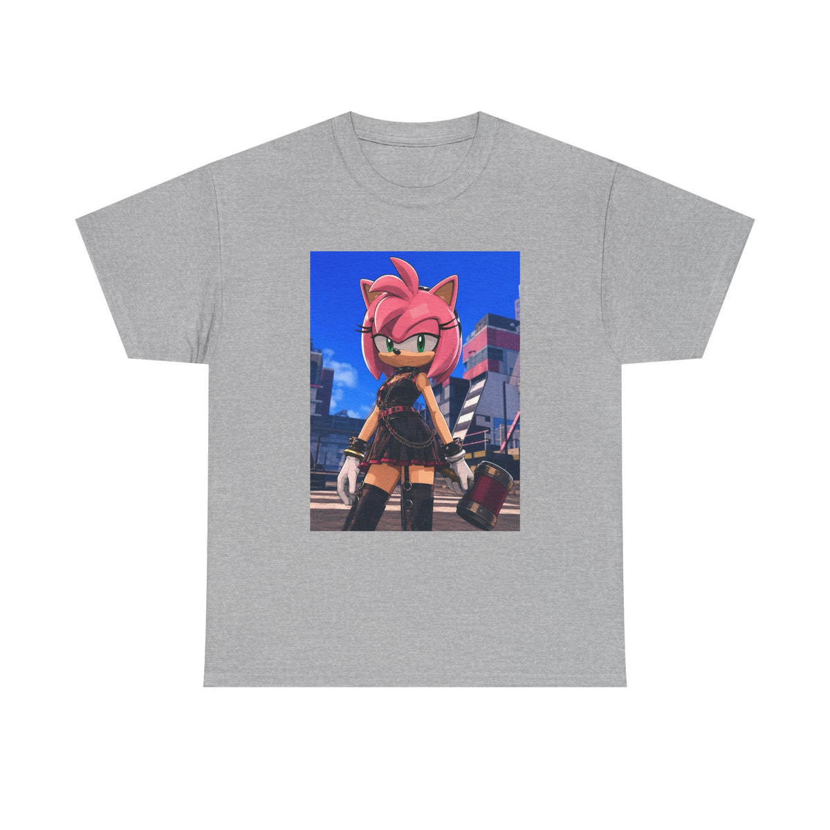 Gothic Amy Rose With Hammer Tee