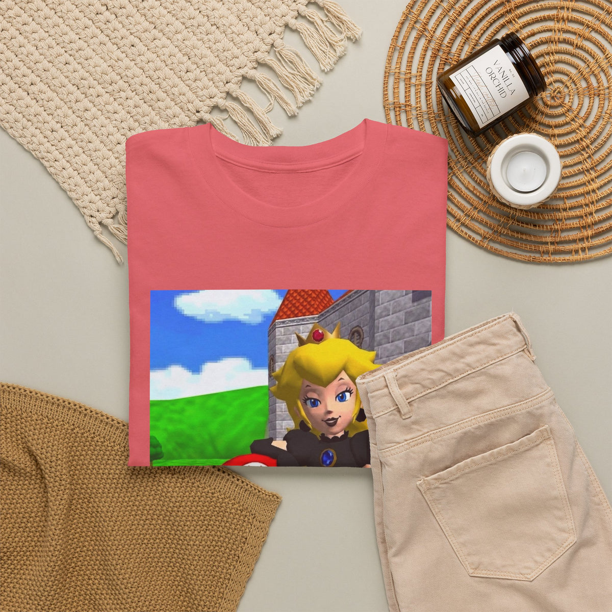 Princess Peach Flipping The Bird Tee