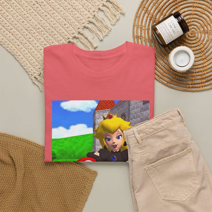 Princess Peach Flipping The Bird Tee