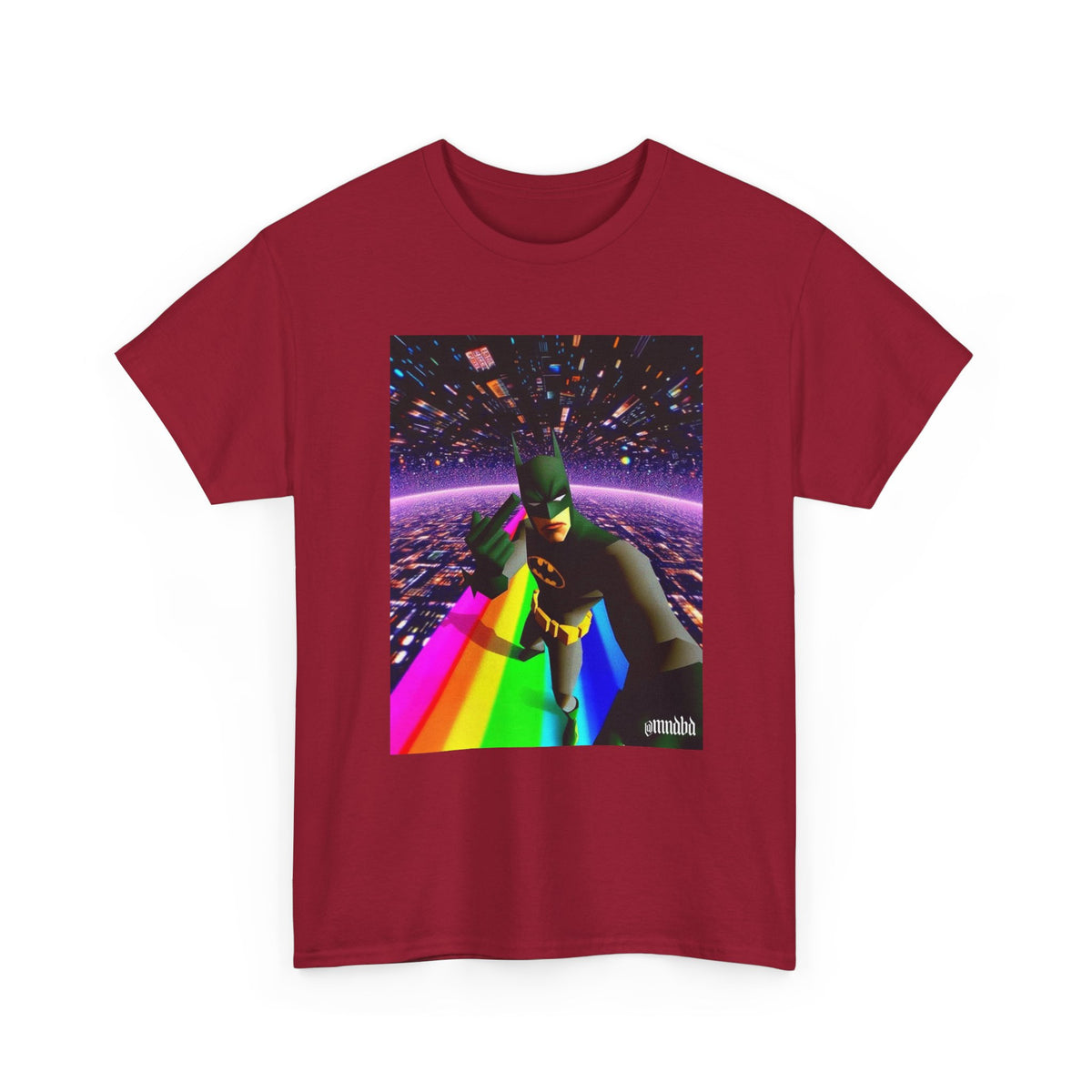 Batman Flips Off Reality On Psychedelic Tee
