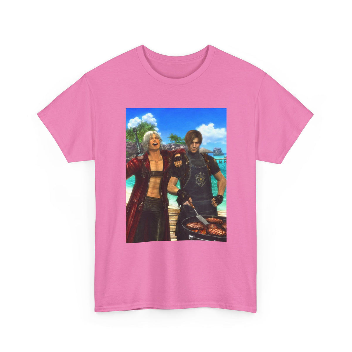 Dante and Leon Grilling Island Burgers Tee