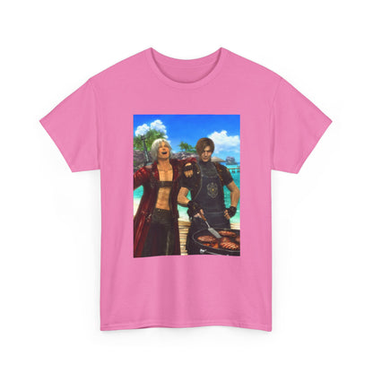 Dante and Leon Grilling Island Burgers Tee