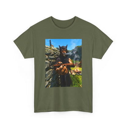Khajiit Monk Offering You A Blunt