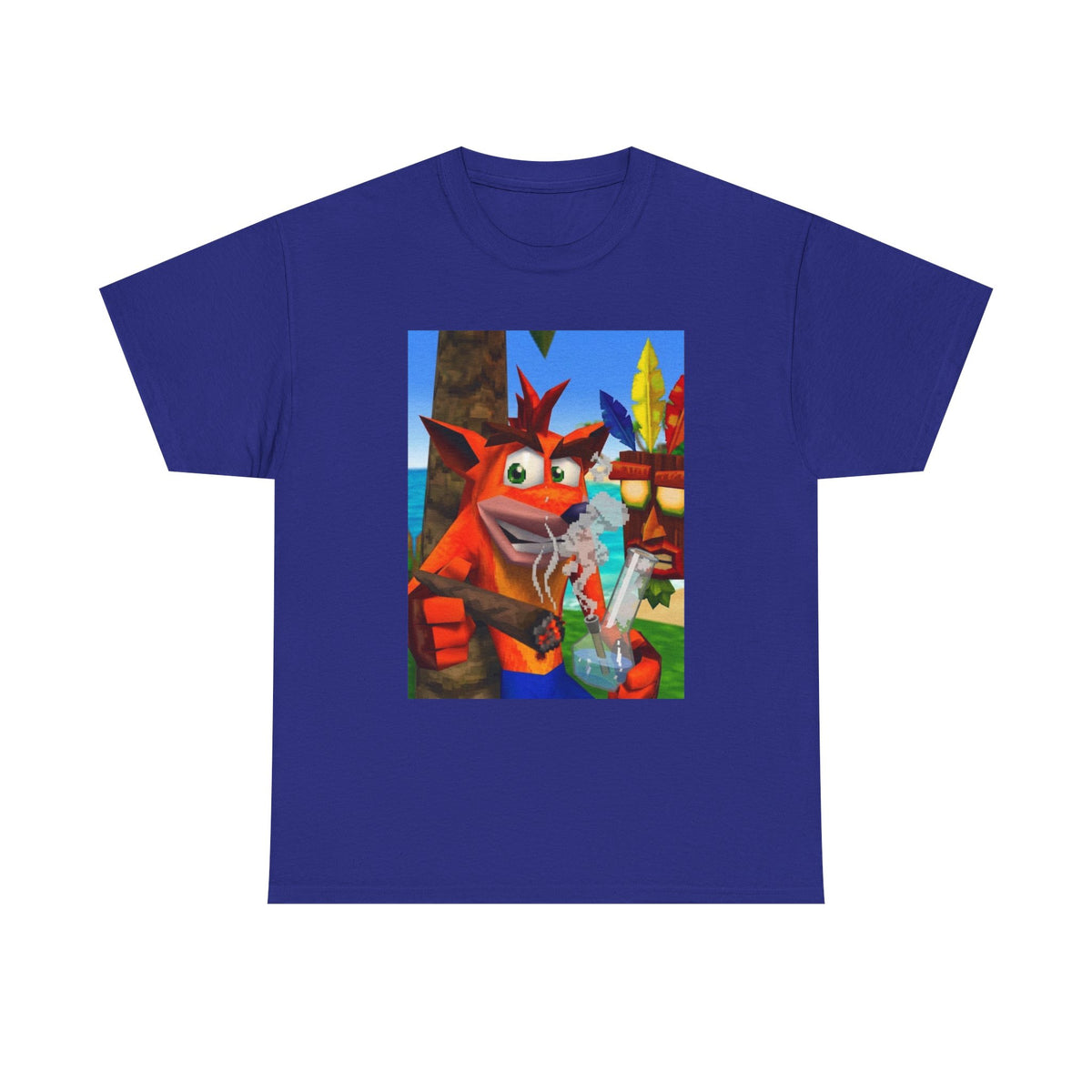 Crash Bandicoot Taking A Hit Tee