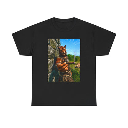 Khajiit Offering Smokin' Cigar Tee