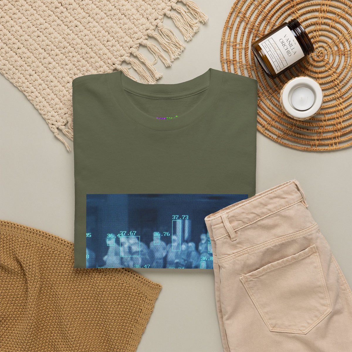 Midnight Leaf Whisper Graphic Tee