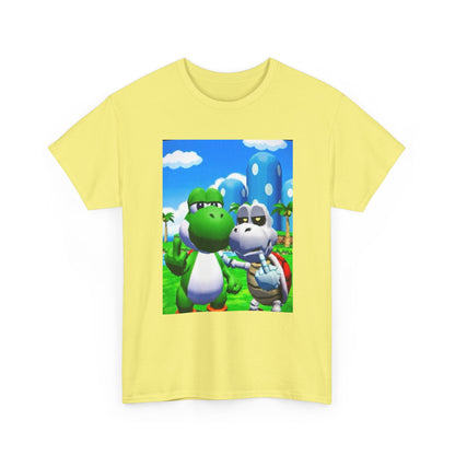 Yoshi And Dry Bones Flipping Off Tee (Design 7)