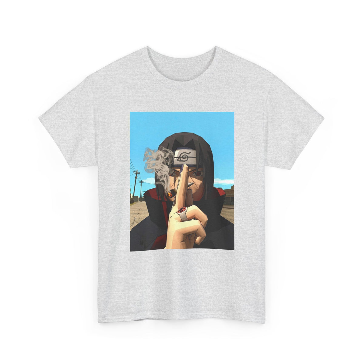 Itachi Uchiha Smoking Cigar Streetwear Tee