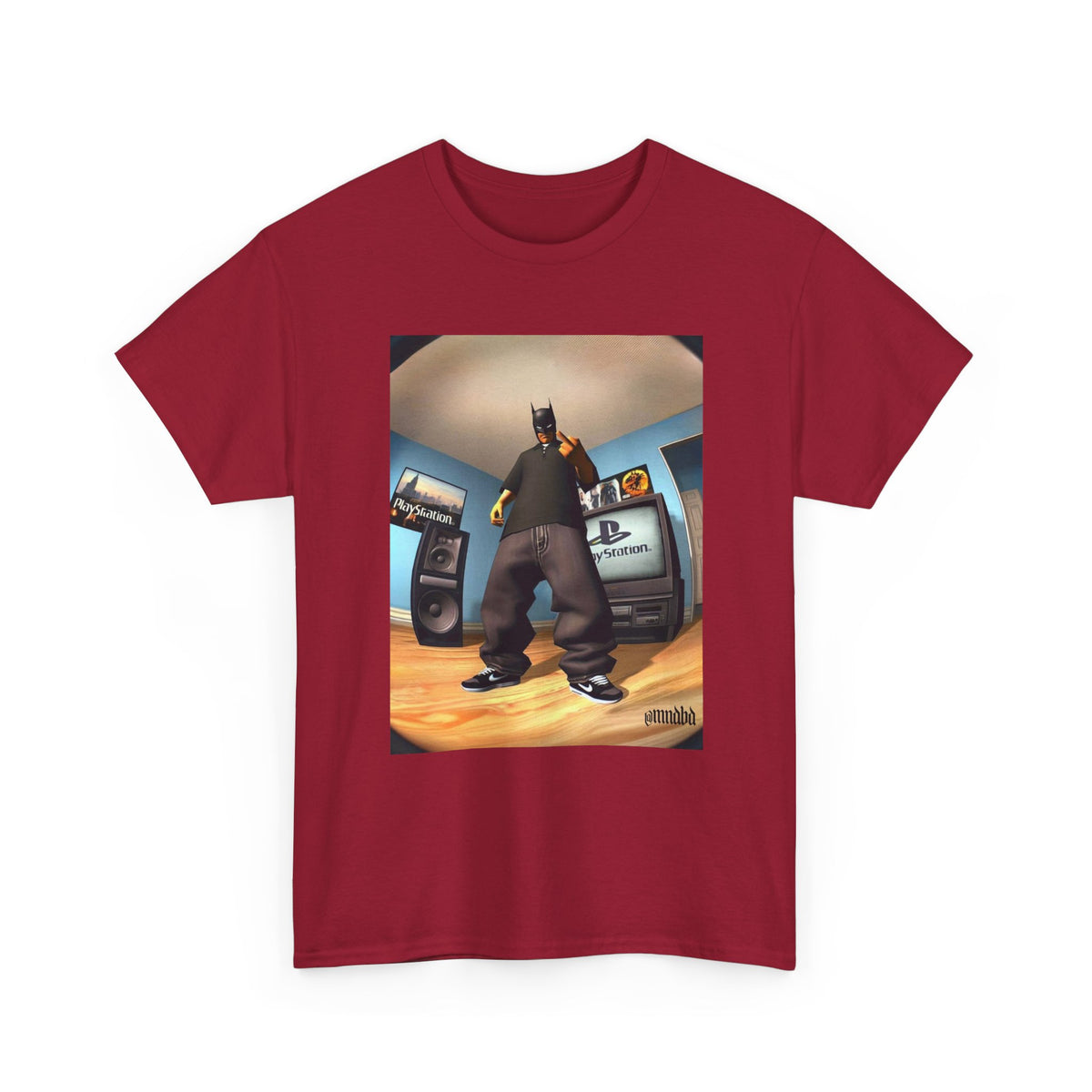 Gamer Batman Flipping Off In His Room