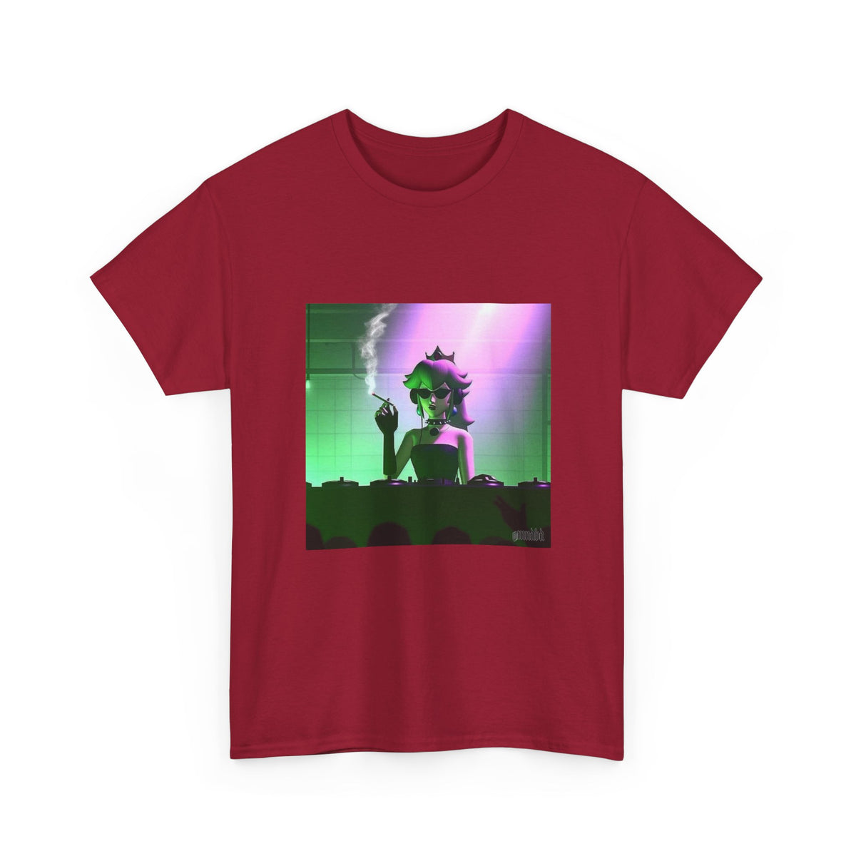 DJ Peach Smoking At The Rave Tee