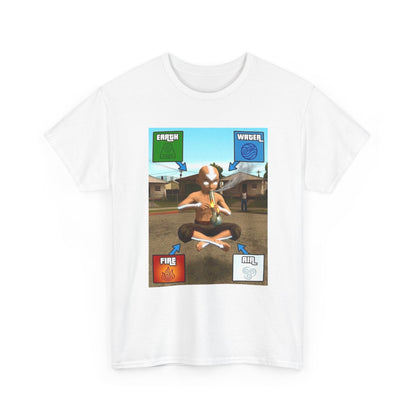 Aang Bending Smoke Elements Tee