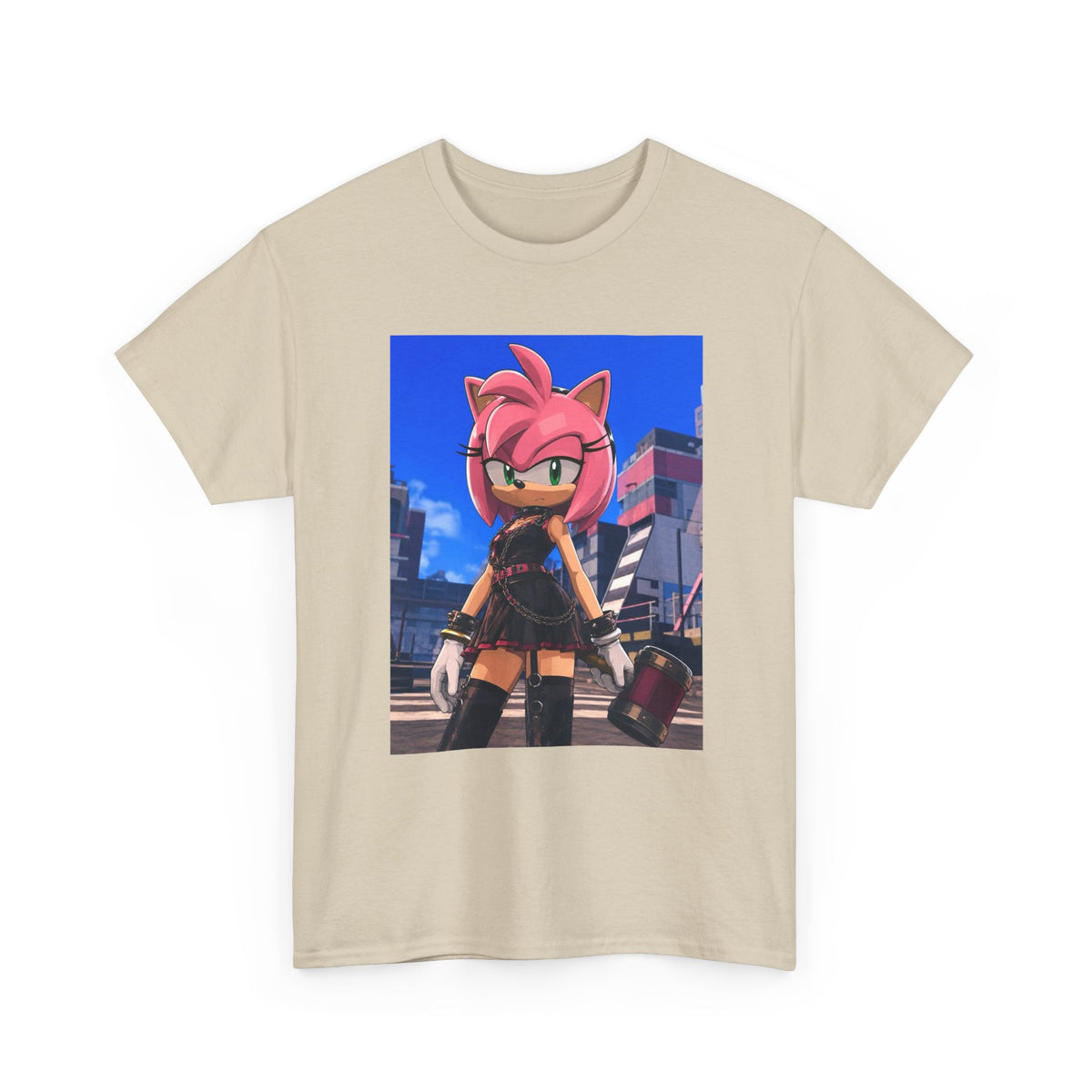 Gothic Amy Rose With Hammer Tee