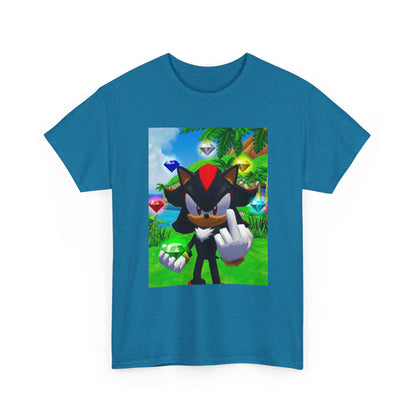 Shadow The Hedgehog Flipping The Bird Tee