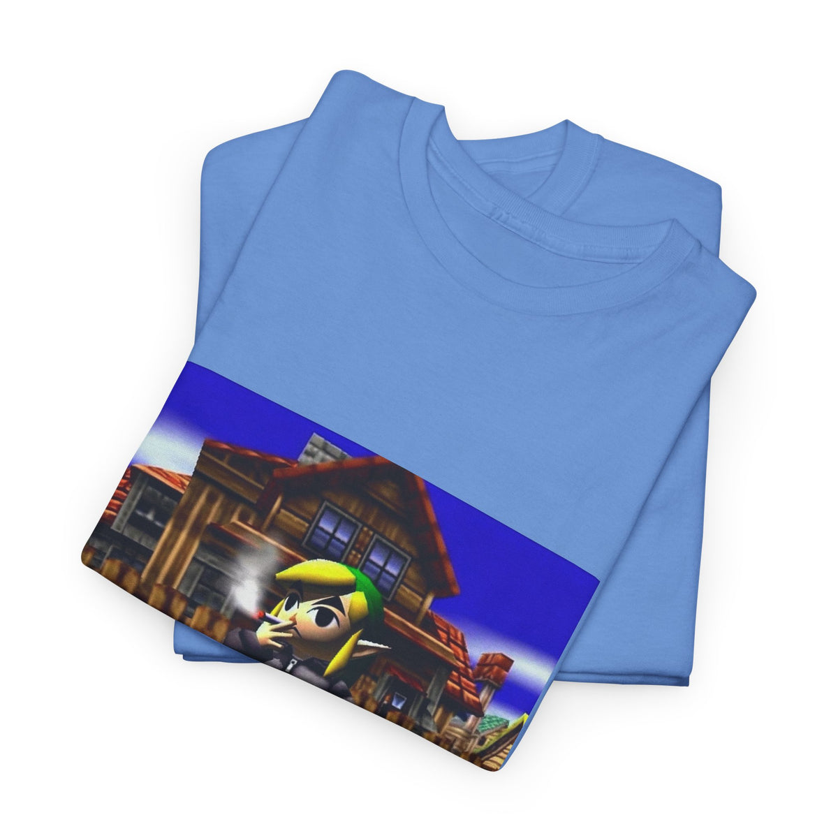 Link In A Puffer Smoking On The Block Tee