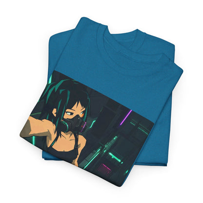 Green Horizon Blur Graphic Tee