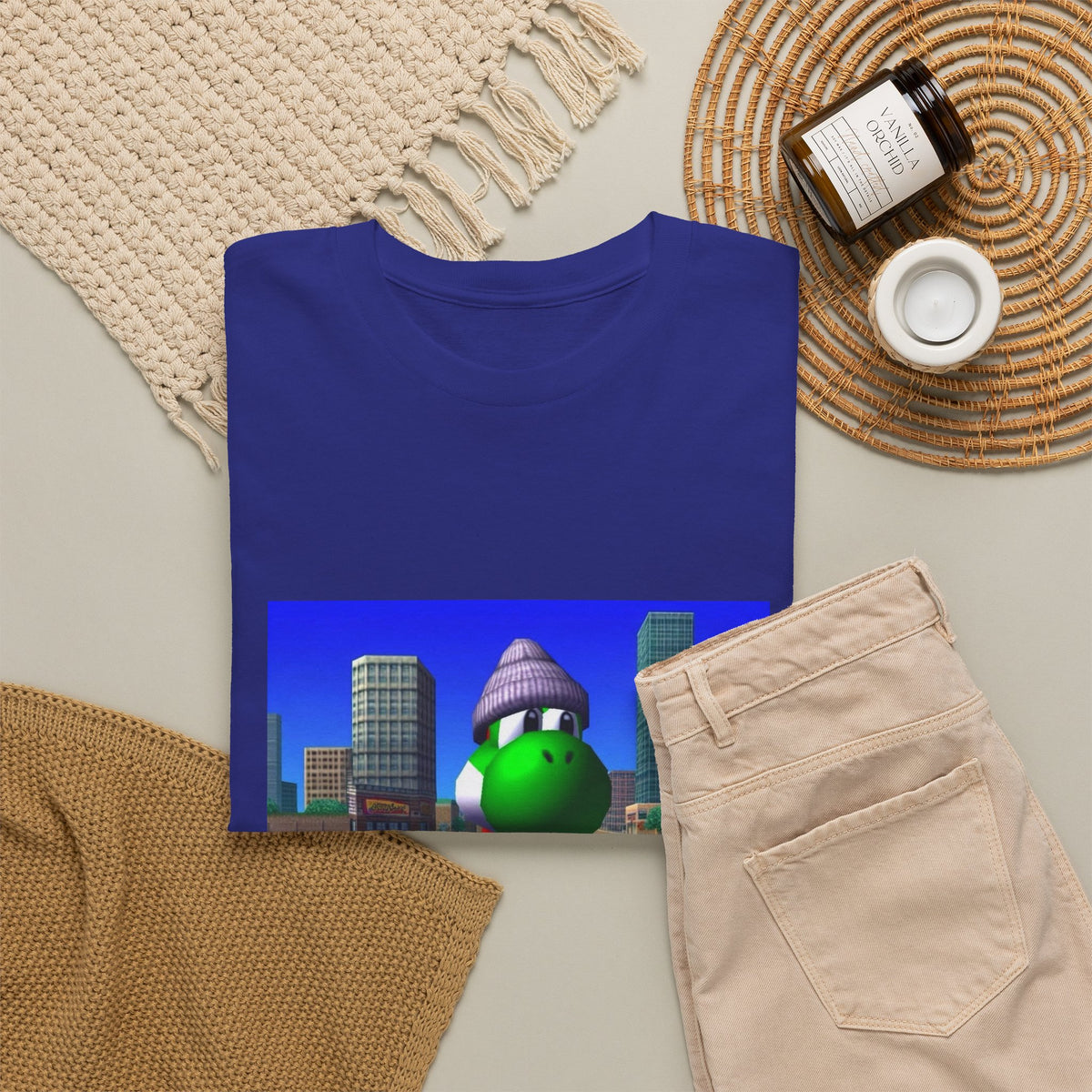 Chill Yoshi On Bench City Vibes Tee