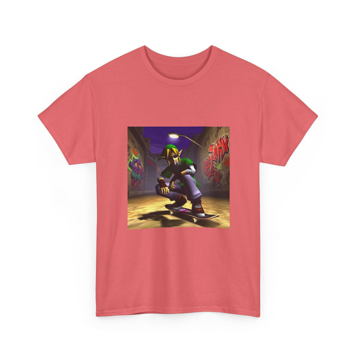 Skater Elf Smoking In Alleyway Tee