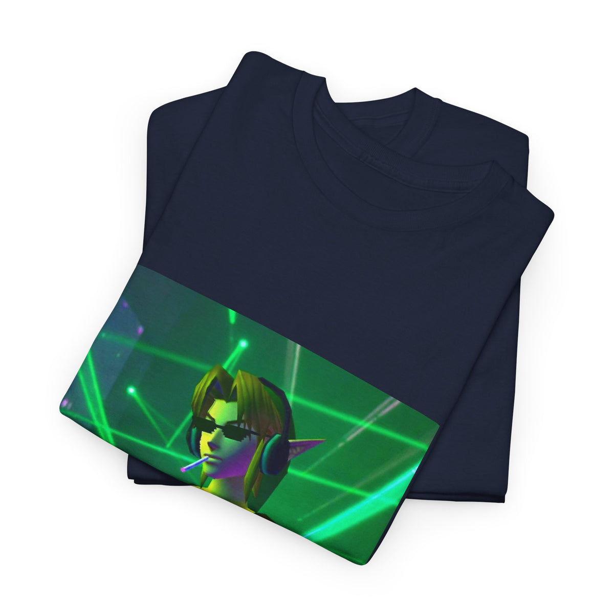 DJ Link Smoking A Blunt At The Club Tee