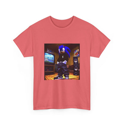 Sonic Drip Posing In A Retro Room