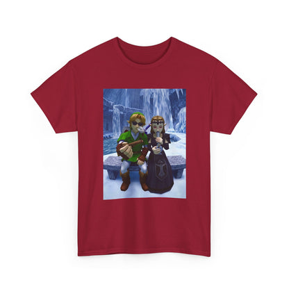 Link And Zelda Chilling In Ice Palace